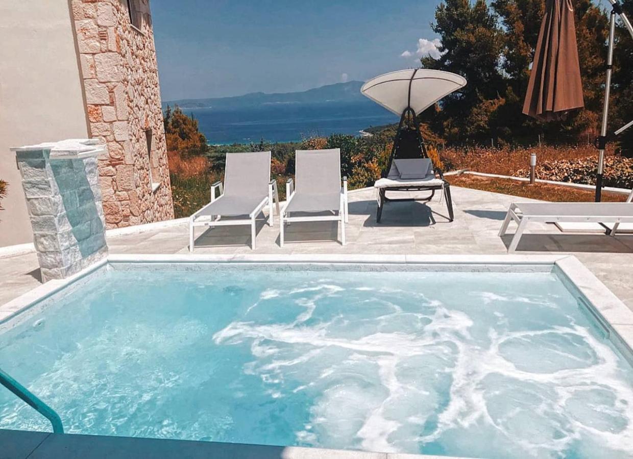 Earthy Boutique Luxurious House -Marble Luxury House Villa Paliouri Exteriör bild