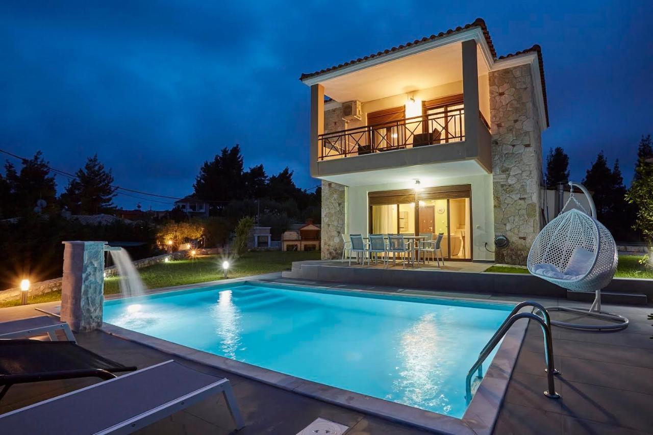 Earthy Boutique Luxurious House -Marble Luxury House Villa Paliouri Exteriör bild