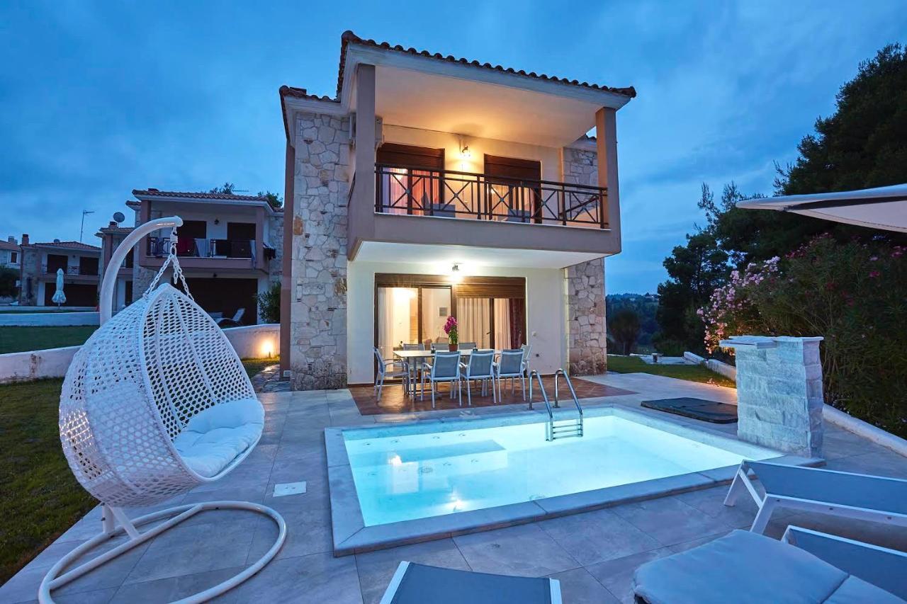 Earthy Boutique Luxurious House -Marble Luxury House Villa Paliouri Exteriör bild