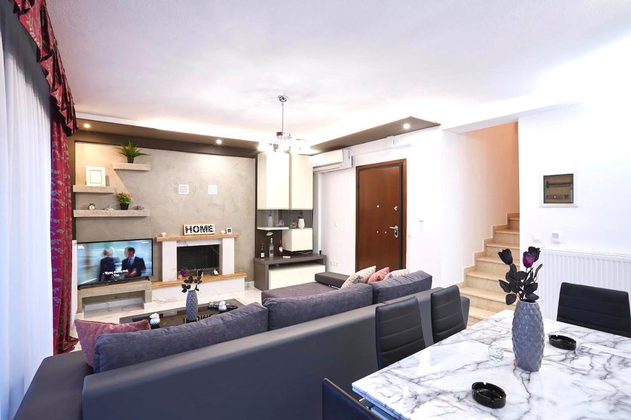 Earthy Boutique Luxurious House -Marble Luxury House Villa Paliouri Exteriör bild